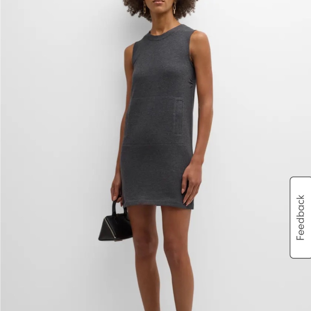 Norma Kamali Sleeveless Terry Mini Dress